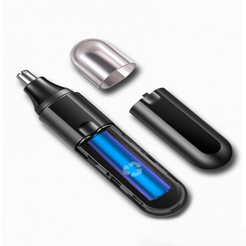 1 komplekt vastupidav ja kompaktne ninakarvade eemaldaja, mida on lihtne puhastada, naiste juuksur, meeste elektriline juhtmevaba ninakarvade trimmer