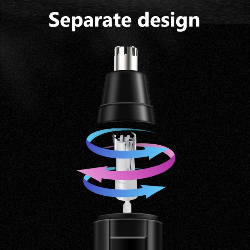 1 set de tuns electric pentru bărbierit pentru nas urechi, pentru îngrijirea feței în siguranță, mașină de tuns pentru păr reîncărcabilă pentru bărbați, pentru îndepărtarea părului, aparat de ras Barba