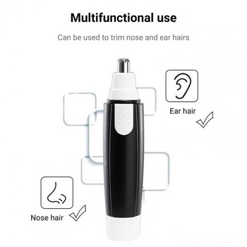 Машинка за подстригване на косми в носа Професионална машина за премахване на косми от носа Безопасна преносима машинка за подстригване на косми в носа Електрическа мъжка самобръсначка за косми в носа за здраве