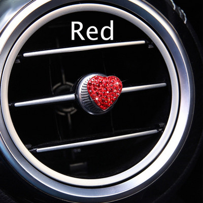 6 tk Moodsad autokleebised 6 värvi kristallist kivist automaatkäivitusega mootori süütevõtmepael auto sisetarvikute jaoks