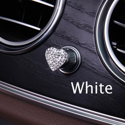 6 tk Moodsad autokleebised 6 värvi kristallist kivist automaatkäivitusega mootori süütevõtmepael auto sisetarvikute jaoks