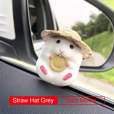 Universal Διακόσμηση παραθύρου αυτοκινήτου Κονσόλα χάμστερ Χαριτωμένη κούκλα Κρεμαστό εσωτερικό αυτοκινήτου Αξεσουάρ αυτοκινήτου Ταμπλό αυτοκινήτου Δροσερή διακόσμηση