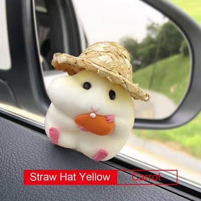 Universal Διακόσμηση παραθύρου αυτοκινήτου Κονσόλα χάμστερ Χαριτωμένη κούκλα Κρεμαστό εσωτερικό αυτοκινήτου Αξεσουάρ αυτοκινήτου Ταμπλό αυτοκινήτου Δροσερή διακόσμηση