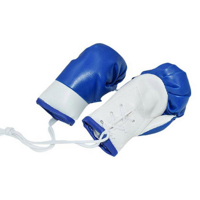 2 τεμάχια/Ζεύγος μίνι γάντια του μποξ Κρεμαστό αυτοκίνητο Μονόχρωμο Μινιατούρα γάντια διάτρησης Διακόσμηση τοίχου σπιτιού για τσάντα αυτοκινήτου σπιτιού