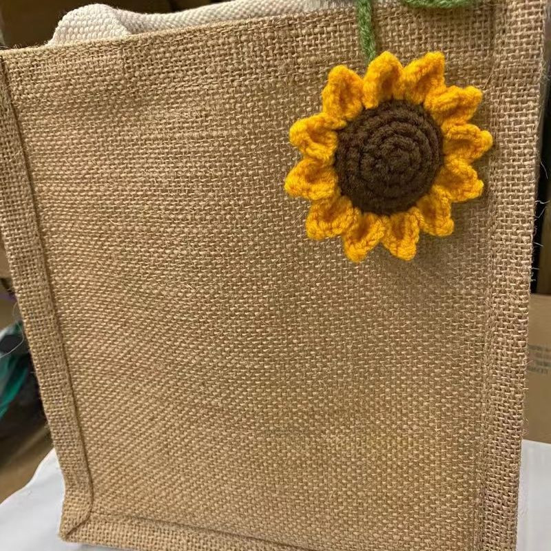 Višenamjenski ručno rađeni heklani suncokret Dekoracija auto retrovizora Šarm ukrasi Dodaci za interijer automobila Dekoracija automobila