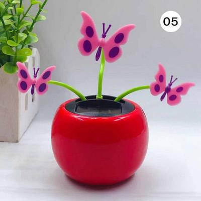 Päikeseenergia õunalillekaunistus Automaatselt õõtsuv päevalillekaunistused Autokaunistused Päikesekaunistused Tahvlite kaunistus