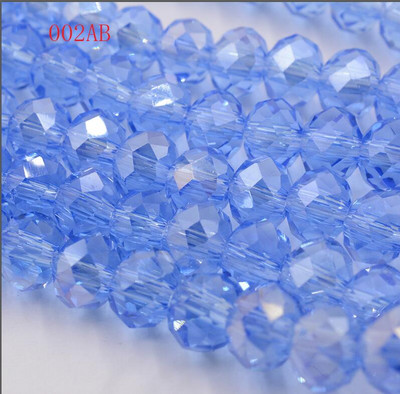 hulgimüük 50tk partii A string 6mm valge,punane AB,roosa AB lihvitud klaasist kristallhelmed 10 värvivalik