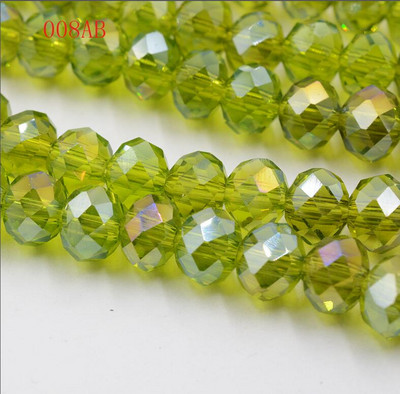 hulgimüük 50tk partii A string 6mm valge,punane AB,roosa AB lihvitud klaasist kristallhelmed 10 värvivalik