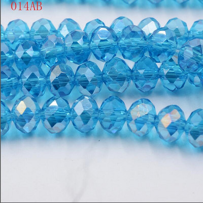 hulgimüük 50tk partii A string 6mm valge,punane AB,roosa AB lihvitud klaasist kristallhelmed 10 värvivalik