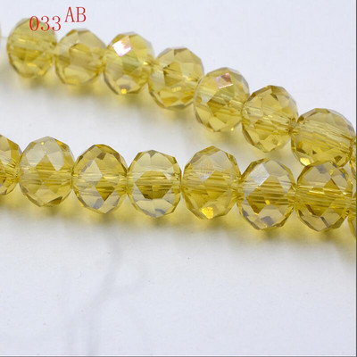 hulgimüük 50tk partii A string 6mm valge,punane AB,roosa AB lihvitud klaasist kristallhelmed 10 värvivalik