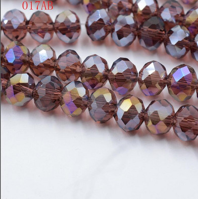 hulgimüük 50tk partii A string 6mm valge,punane AB,roosa AB lihvitud klaasist kristallhelmed 10 värvivalik