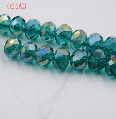 hulgimüük 50tk partii A string 6mm valge,punane AB,roosa AB lihvitud klaasist kristallhelmed 10 värvivalik