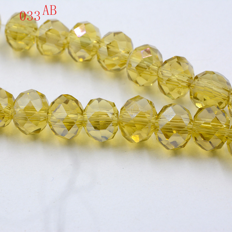 hulgimüük 50tk partii A string 6mm valge,punane AB,roosa AB lihvitud klaasist kristallhelmed 10 värvivalik