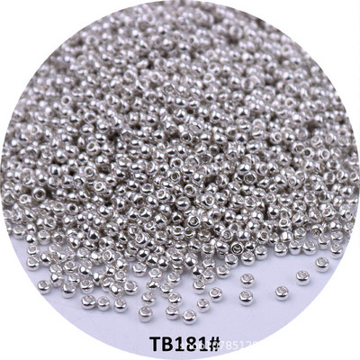 5/10g 1,5mm Ομοιόμορφες μεταλλικές χάντρες μπρονζέ γυάλινες χάντρες 15/0 Golden Japan Loose Seed Beads for Jewelry Making Bracelets Accessories DIY