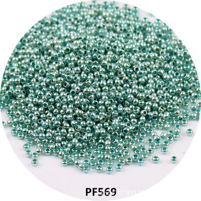 5/10g 1,5mm Ομοιόμορφες μεταλλικές χάντρες μπρονζέ γυάλινες χάντρες 15/0 Golden Japan Loose Seed Beads for Jewelry Making Bracelets Accessories DIY