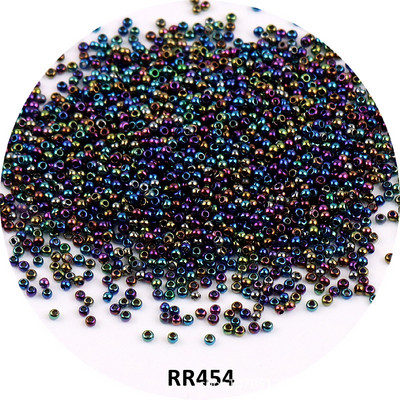 5/10g 1,5mm Ομοιόμορφες μεταλλικές χάντρες μπρονζέ γυάλινες χάντρες 15/0 Golden Japan Loose Seed Beads for Jewelry Making Bracelets Accessories DIY