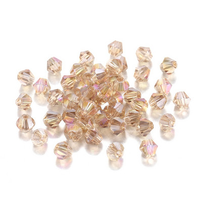 120 tk/partii 3 mm AB värvi läikivad lihvitud klaashelmed lahtised vahehelmed meisterdamiseks ehete kõrvarõngad käevõru kaelakee tarvikud