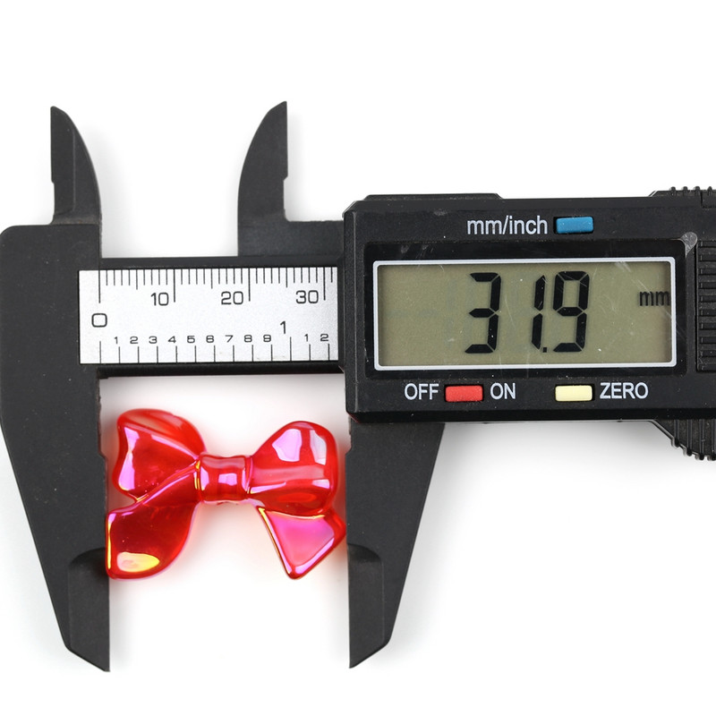 20 kom/lot Bowknot Shape Akrilne perle s ravnom rupom svijetle boje za izradu nakita Lanac za telefon s perlama DIY dodaci