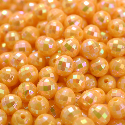 6mm 8mm polüeedriga lihvitud muldhelmed akrüülhelmed ehete valmistamiseks DIY lahtised vahehelmed kõrvarõngad käevõrud käsitöötarbed