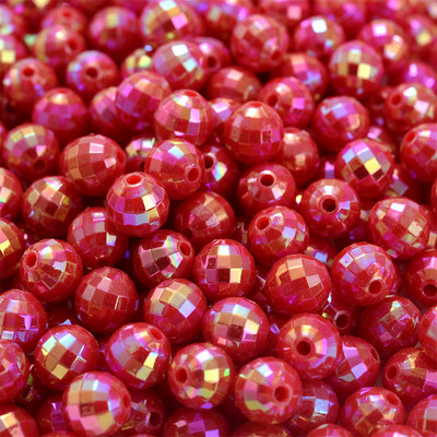 6mm 8mm polüeedriga lihvitud muldhelmed akrüülhelmed ehete valmistamiseks DIY lahtised vahehelmed kõrvarõngad käevõrud käsitöötarbed