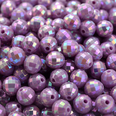 6mm 8mm polüeedriga lihvitud muldhelmed akrüülhelmed ehete valmistamiseks DIY lahtised vahehelmed kõrvarõngad käevõrud käsitöötarbed