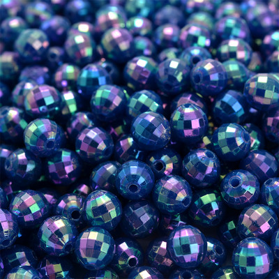 6mm 8mm polüeedriga lihvitud muldhelmed akrüülhelmed ehete valmistamiseks DIY lahtised vahehelmed kõrvarõngad käevõrud käsitöötarbed