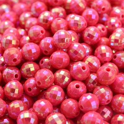 6mm 8mm polüeedriga lihvitud muldhelmed akrüülhelmed ehete valmistamiseks DIY lahtised vahehelmed kõrvarõngad käevõrud käsitöötarbed