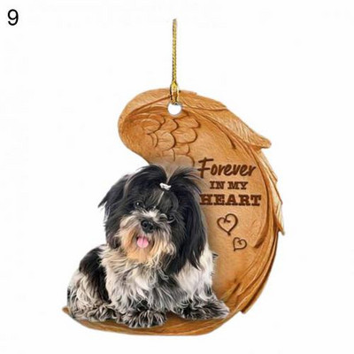 Uus auto rippuv ripats Dekoratiivne armas akrüülist loominguline koerakujuline rippuv vidin Võtme seljakoti ripats kaunistustarvikud