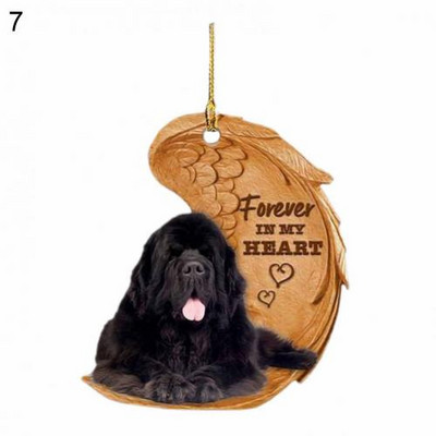 Uus auto rippuv ripats Dekoratiivne armas akrüülist loominguline koerakujuline rippuv vidin Võtme seljakoti ripats kaunistustarvikud