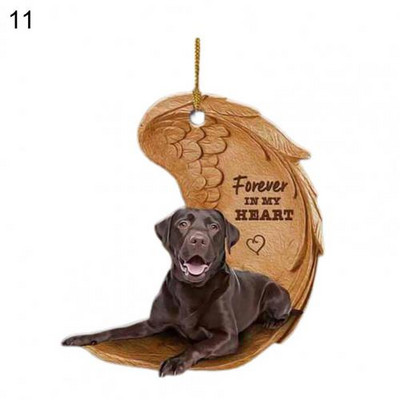 Uus auto rippuv ripats Dekoratiivne armas akrüülist loominguline koerakujuline rippuv vidin Võtme seljakoti ripats kaunistustarvikud