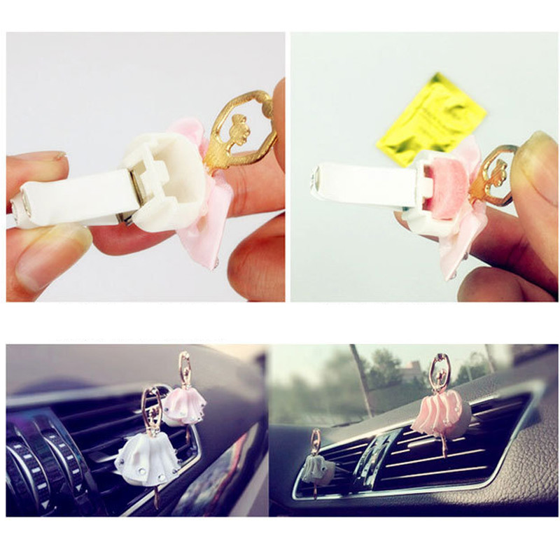 Ballet Girl Car Αρώματα Αποσμητικό Χώρου Auto Flavoring για Εσωτερική Διακόσμηση Αυτοκινήτων Smell Car Diffuser Αξεσουάρ αεραγωγών Δώρα