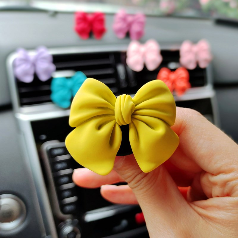 Lanko mazgas automobilio oro ventiliacijos gaiviklis kvepalų segtukas Moteris mielas oro kondicionavimo segtukas Automobilio interjero dekoravimo priedai Dovana mergaitei