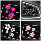 4 tk / komplekt lilleline auto õhuava värskendaja parfüümi klamber auto hajuti kliimaseadme klamber auto sisekujundus kingitus tüdrukule