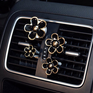 4 tk / komplekt lilleline auto õhuava värskendaja parfüümi klamber auto hajuti kliimaseadme klamber auto sisekujundus kingitus tüdrukule