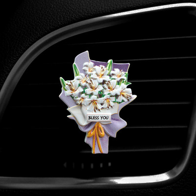 Λουλούδι Ηλίανθος Έξοδος Αυτοκινήτου Κλιπ Εξαερισμού Πάπια Τριαντάφυλλο Κλιπ Κλιματισμού Δώρο Δώρο για Κορίτσι