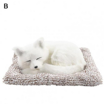 Προσομοίωση βελούδινα ζώα Στολίδι αυτοκινήτου Sleeping Dog Toy Αξεσουάρ αυτοκινήτου Εσωτερικό ταμπλό Διακόσμηση Χαριτωμένο δώρο για κουτάβι