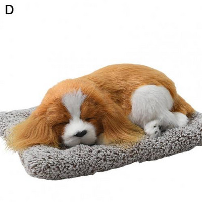 Προσομοίωση βελούδινα ζώα Στολίδι αυτοκινήτου Sleeping Dog Toy Αξεσουάρ αυτοκινήτου Εσωτερικό ταμπλό Διακόσμηση Χαριτωμένο δώρο για κουτάβι