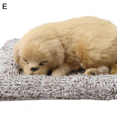 Προσομοίωση βελούδινα ζώα Στολίδι αυτοκινήτου Sleeping Dog Toy Αξεσουάρ αυτοκινήτου Εσωτερικό ταμπλό Διακόσμηση Χαριτωμένο δώρο για κουτάβι