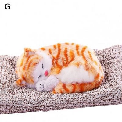 Προσομοίωση βελούδινα ζώα Στολίδι αυτοκινήτου Sleeping Dog Toy Αξεσουάρ αυτοκινήτου Εσωτερικό ταμπλό Διακόσμηση Χαριτωμένο δώρο για κουτάβι