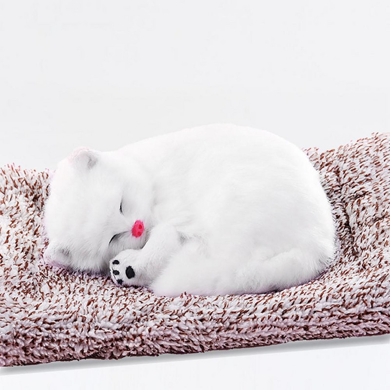 Προσομοίωση βελούδινα ζώα Στολίδι αυτοκινήτου Sleeping Dog Toy Αξεσουάρ αυτοκινήτου Εσωτερικό ταμπλό Διακόσμηση Χαριτωμένο δώρο για κουτάβι