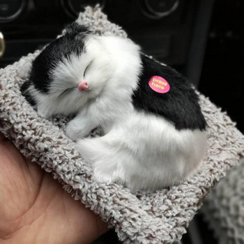 11 модела малка плюшена играчка симулация кукла котка спяща котка украса за кола детски подарък реквизит за снимки коледна украса