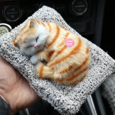 11 Μοντέλα Μικρό βελούδινο παιχνίδι προσομοίωσης κούκλα γάτας Γάτα ύπνου Διακόσμηση αυτοκινήτου για παιδιά Δώρο φωτογραφίας στηρίγματα Χριστουγεννιάτικη διακόσμηση