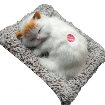 11 modelių mažų pliušinių žaislų modeliavimas katės lėlės miegančios katės automobilio dekoravimas vaikams dovanų fotografijos rekvizitai Kalėdų puošmena