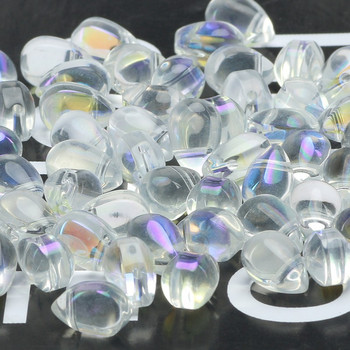 20PC/лот AB цветни кристални мъниста Стъклени мъниста с форма на водна капка за изработка на бижута Направи си сам гривна Колие 6x9mm