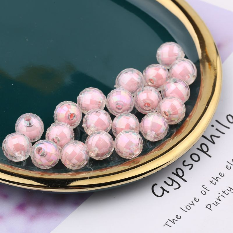 8mm läbipaistev Symphony AB muldhelmed akrüül Ab värvilised helmed tarvikud käsitsi valmistatud helmestega käevõru kaelakee materjal