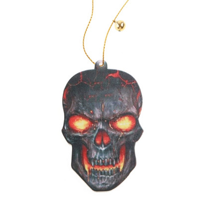 Automobilio galinio vaizdo veidrodžio apdaila Automobilio vidaus apdaila Pakabukų spalvos Helovino kaukolės pakabukas Drop pristatymas