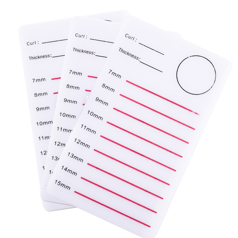 Suport pentru gene acrilice Tabletă individuală pentru gene Paleta de instrumente de machiaj 1 buc Tampă pentru gene Extensie pentru gene Lipici Suport pentru paleți Card