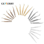 Τσιμπιδάκια επέκτασης βλεφαρίδων για βλεφαρίδες από ανοξείδωτο ατσάλι Straight Bend Χονδρικό τσιμπιδάκι Σετ τσιμπιδάκι όγκου φρυδιών Εργαλείο μακιγιάζ