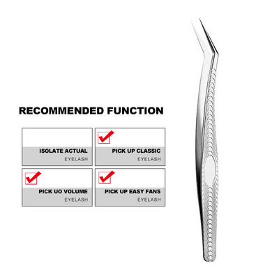 Τσιμπιδάκια επέκτασης βλεφαρίδων για βλεφαρίδες από ανοξείδωτο ατσάλι Straight Bend Χονδρικό τσιμπιδάκι Σετ τσιμπιδάκι όγκου φρυδιών Εργαλείο μακιγιάζ
