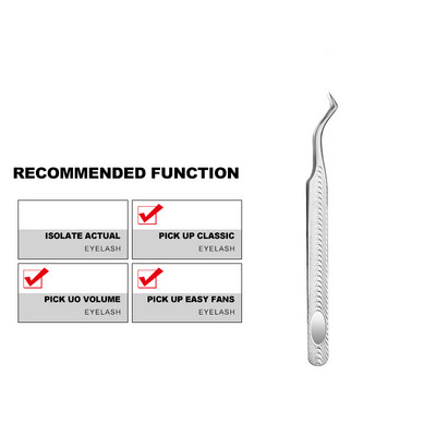 Τσιμπιδάκια επέκτασης βλεφαρίδων για βλεφαρίδες από ανοξείδωτο ατσάλι Straight Bend Χονδρικό τσιμπιδάκι Σετ τσιμπιδάκι όγκου φρυδιών Εργαλείο μακιγιάζ